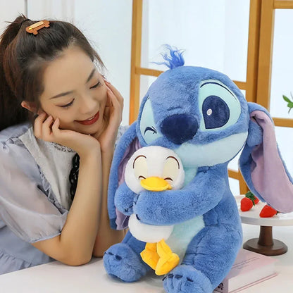 30/45cm Disney Stitch & Lilo Plush Dolls – Cute Donald Duck Stuffed Toys for Kids’ Birthday Gifts & Home Decoration