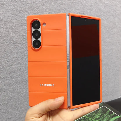 Skin Feel Phantom Shield Case for Samsung Galaxy Z Fold 3-7 – 2-Piece Protective Shockproof Back Cover Set