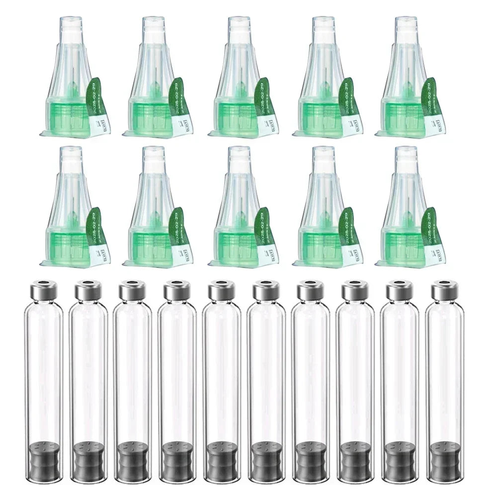 Magic Pen Tattoo & Insulin Pen Cartridges — 10pcs 3ml Empty Cassette Bottles for Lilly Injection