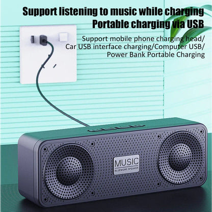 S18 Wireless Creative Bluetooth Smart Speaker - Portable Subwoofer for Mobile Phone Audio, Computer, and Outdoor Use