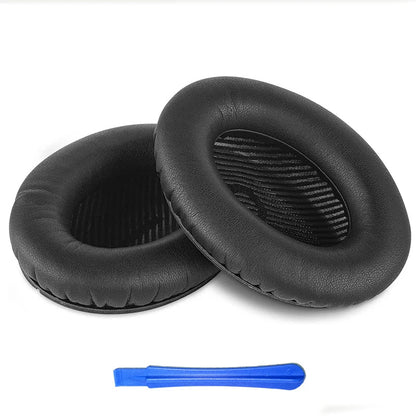 KUTOU Replacement Ear Pads for Bose QC45 – Soft Protein Leather Cushions for QuietComfort 45