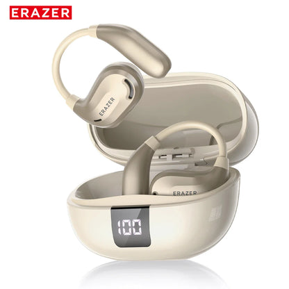 ERAZER XT66PRO Bluetooth Earphones – ASMR Wireless Headset with AI Translator, DIY App Control, 13-Hour Battery & Display