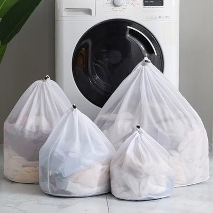 Reusable Zipper Laundry Bag for Washing Machine – Coarse Mesh Organizer for Lingerie, Shoes, Bras & Clothes