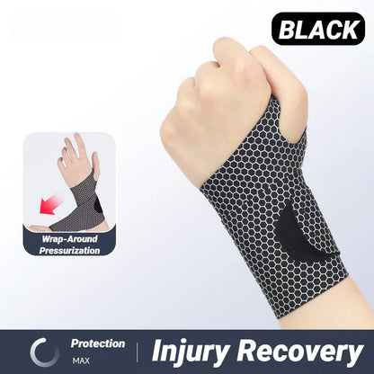 Adjustable Ultra-Thin Wrist Strap — Breathable Support for Sprains, Pain Relief, Gym Exercise, Arthritis & Carpal Tunnel