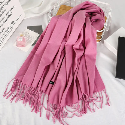 Women's Pashmina Scarf — Cashmere Feel Shawl & Wrap for Evening Dresses, Travel, Office, Winter, and Weddings