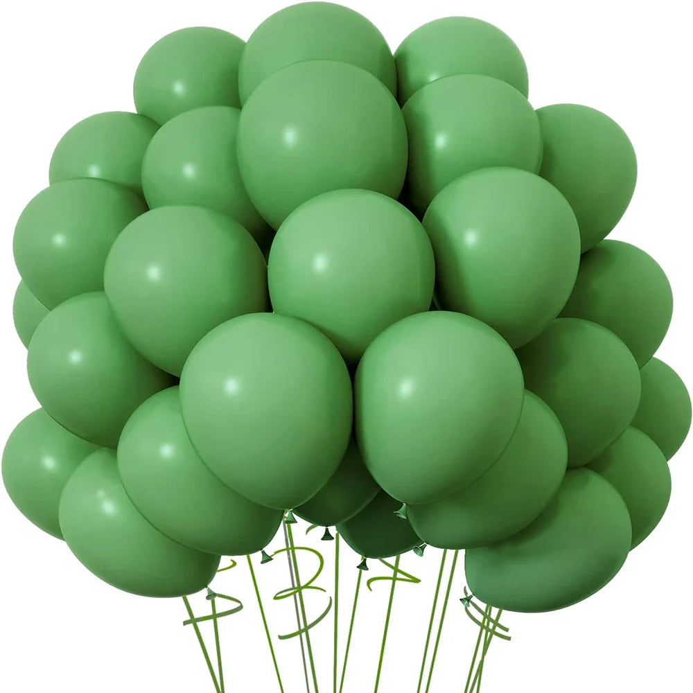 Baby Blue Latex Balloons Set (5–12 Inch, 10/20/30pcs) – Wedding, Baby Shower & Birthday Party Decorations in Mixed Colors