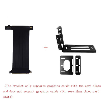 TISHRIC Aluminum GPU Support Bracket – Vertical Graphics Card Holder Stand for ATX PC Cases