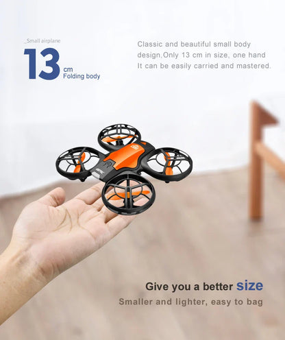 V8 Mini Drone with 4K & 1080P HD Wide-Angle Camera – WiFi FPV RC Helicopter with Height Hold for Kids