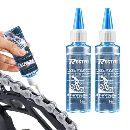 60ML Bicycle Chain Lubricant - Dry Lube Waxy Maintenance Oil for Long-Lasting Bike Chain Care, MTB & Road Bike Accessory