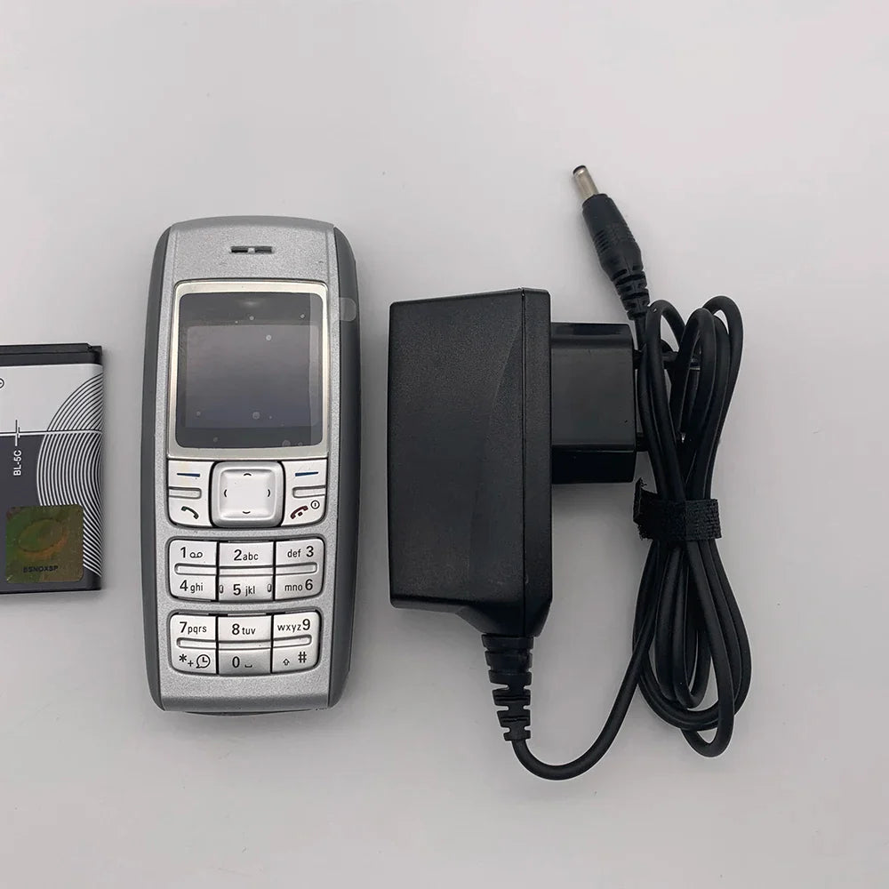 Original Unlocked 1600 Mobile Phone – Finnish-Made, Multi-Language Keyboard (Russian, Arabic, Hebrew, English)