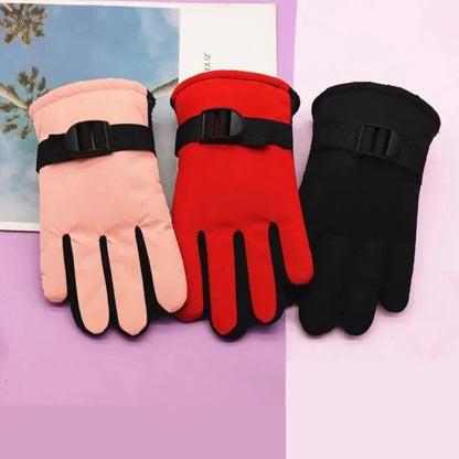 Kids Waterproof Winter Gloves – Full Finger Thermal Snow Mittens for Boys & Girls Aged 3-13