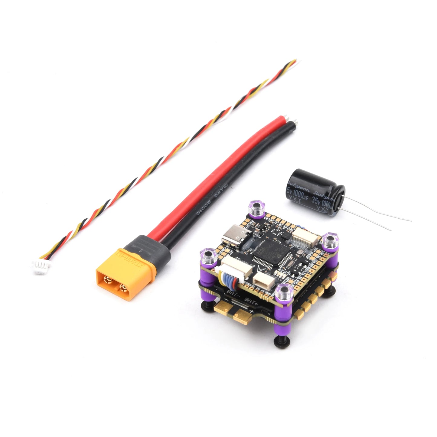 F7/F722 & F4/F405 Flight Controller Stack with 60A 4-in-1 ESC – 3-6S for 5–10” FPV Racing Drones
