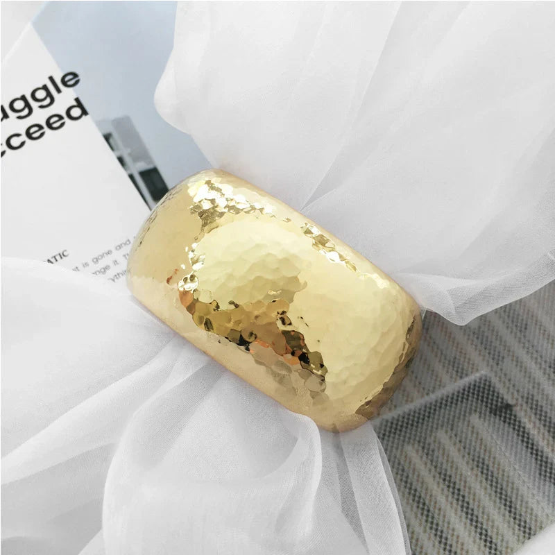 Mewanry Minimalist Wide Bracelet for Women & Couples – Trendy Hip Hop Handmade Classic Jewelry Gift