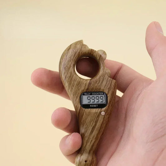 Mini Digital Hand Counter — Portable LCD Electronic Rosary Beads Tally Counter for Prayer & Meditation