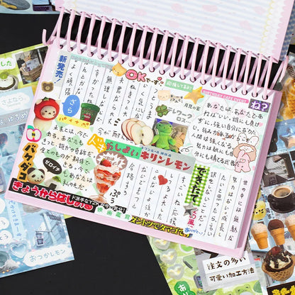 MINKYS 45 Sheets Retro Decorative Stickers – Laptop, Kpop, Toploader, Photocard Sticker Book, Kids Gift & School Stationery