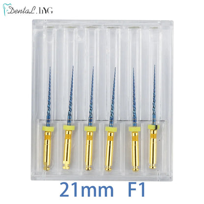 Dental SX-F3 Blue Nitinol Rotary Files – Endodontic Root Canal Engine Tool for Dentistry