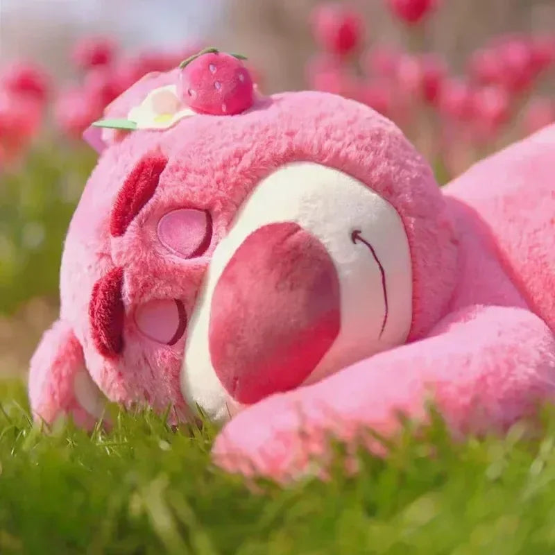 Disney Toy Story Lotso Plush – 90cm Cute Strawberry Bear Sofa Pillow, Stuffed Toy Gift for Kids and Girls