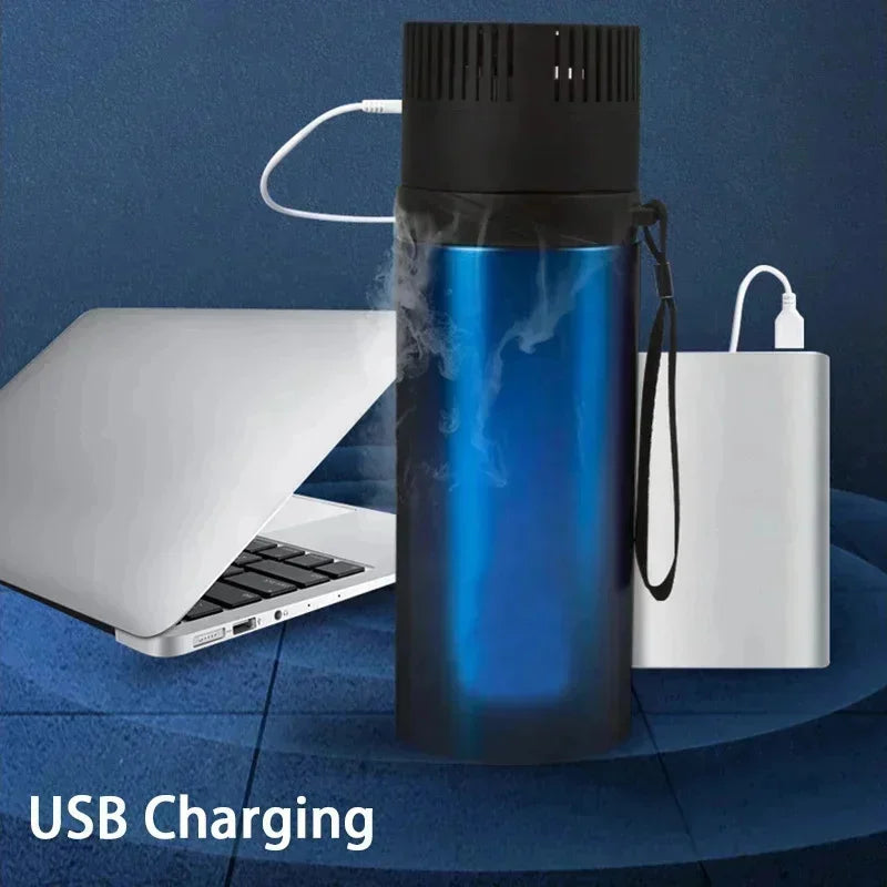 900mL Portable Insulin Cooler Cup with LCD Display – Temperature-Controlled Travel Flask for Medication & Beverages, Outdoor Mini Drug Refrigerator