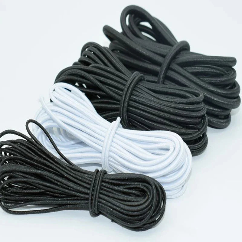 Strong Elastic Bungee Shock Cord Rope – 2/2.5/3/4/5/6mm Stretch String for DIY Jewelry Making, Sewing, Crafts & Garment Accessories