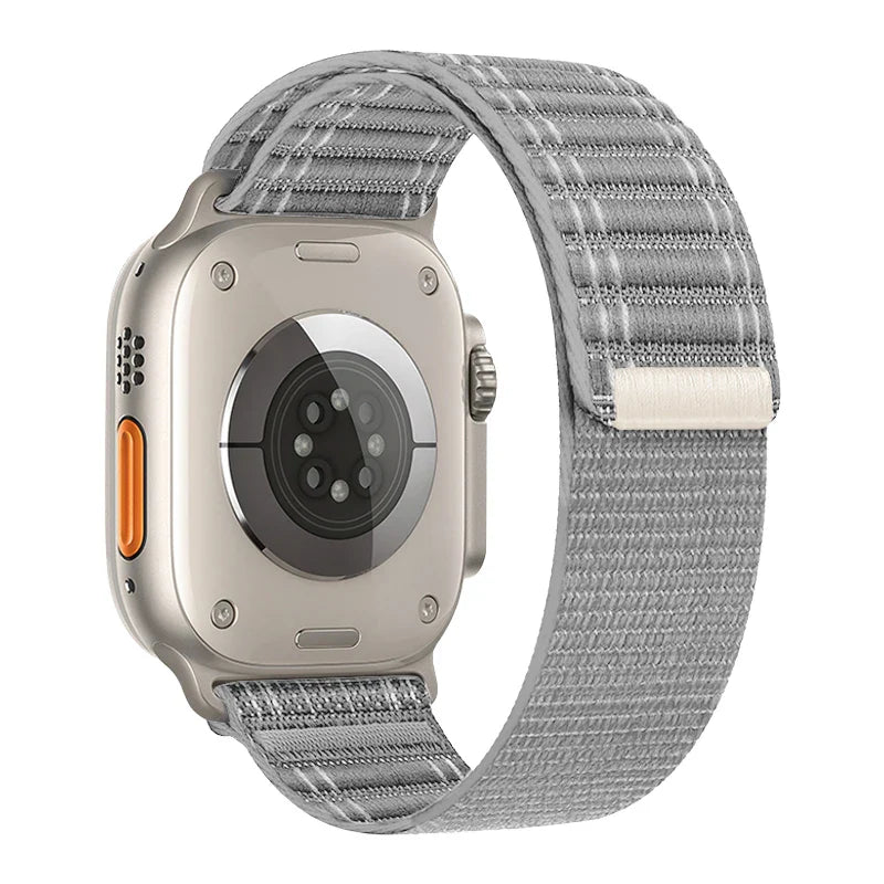 Nylon Strap for Apple Watch Band – Wave Pattern Bracelet for Ultra 2, iWatch Series 3-10, 38mm-49mm
