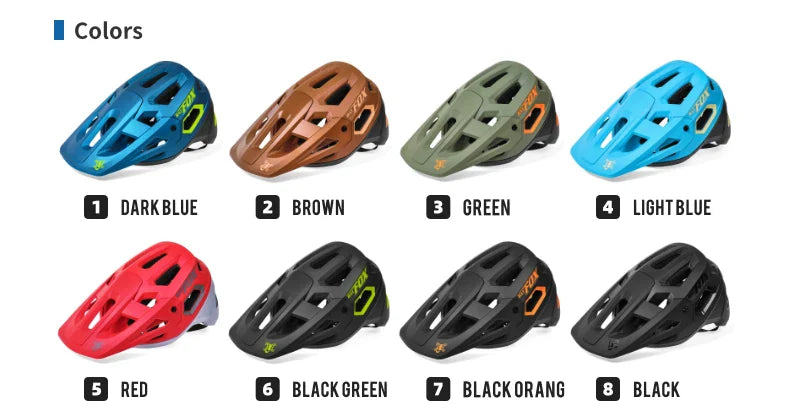 BATFOX MTB Cycling Helmet — Integrally-Molded Mountain Bike Helmet for Speed & Safety