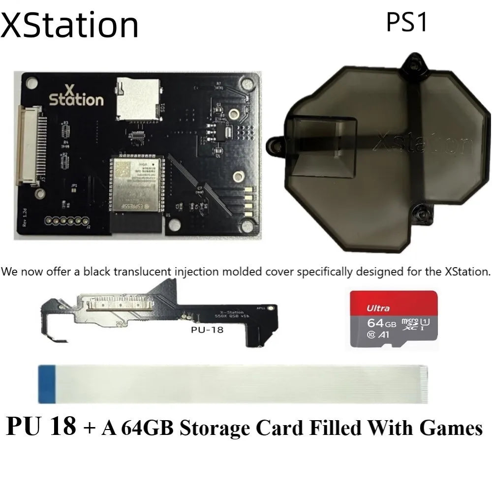 XStation Optical Disc Drive Emulator (PICOSTATION) — PS1/PS2/PS3 Modular ODE for PlayStation