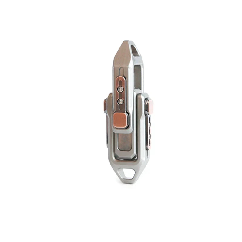 Stainless Steel Magnetic Push-Egg Fidget Toy - Metal Fingertip Gyroscope Stress Relief Gadget for Adults