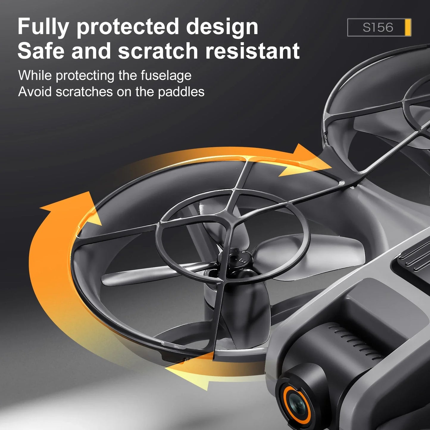 S156 GPS Foldable Drone – 8K Dual Camera, 5G WiFi, 360° Obstacle Avoidance, Brushless Motor FPV Quadcopter Toy