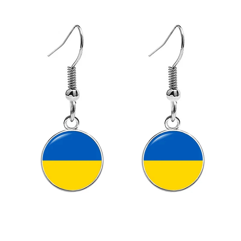 France National Flag Earrings - Multicolor Country Flag Jewelry for Women, Travel Pride & Celebration Gifts