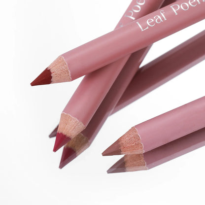 12-Color Matte Lipliner Pencil – Waterproof, Plumping Lip Liner for Natural Nude & Pink Shades | Professional Lip Contour Makeup