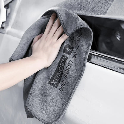 5/1PC High-End Microfiber Car Wash Towel – Auto Cleaning, Drying & Detailing Cloth with Hemmed Edges, Water Absorbent Car Rag