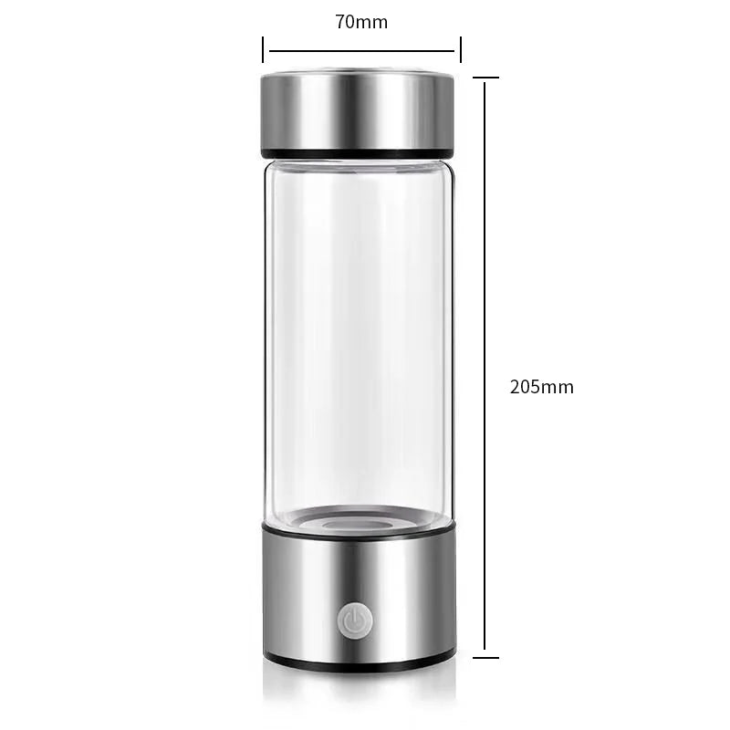 Hydrogen-Rich Water Cup – Portable Electric Generator Bottle with Titanium Filter, USB Rechargeable for Healthcare