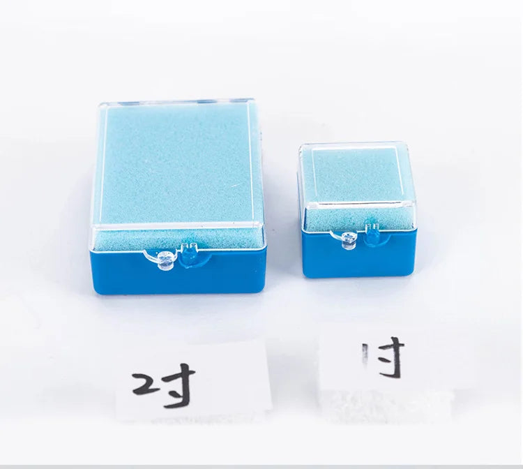 100PCS Dental Implant Storage Box – 1inch & 2inch Plastic Denture Box with Sponge, Blue, Black, White, for Dentistry & Laboratory