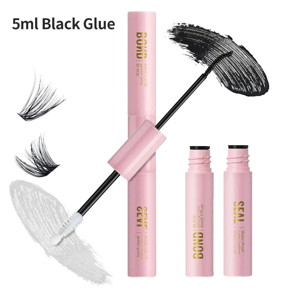5ml Bond & Seal Eyelash Glue — Waterproof 2-in-1 Adhesive for Lash Clusters & Extensions