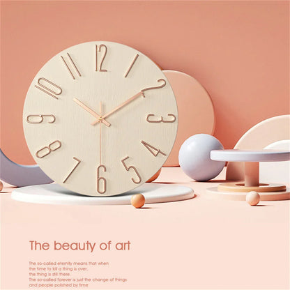 3D Digital Wall Clock – Simple Creative Household Dial, Fashion Decorative 12-Inch (30CM) Clock for Living Room