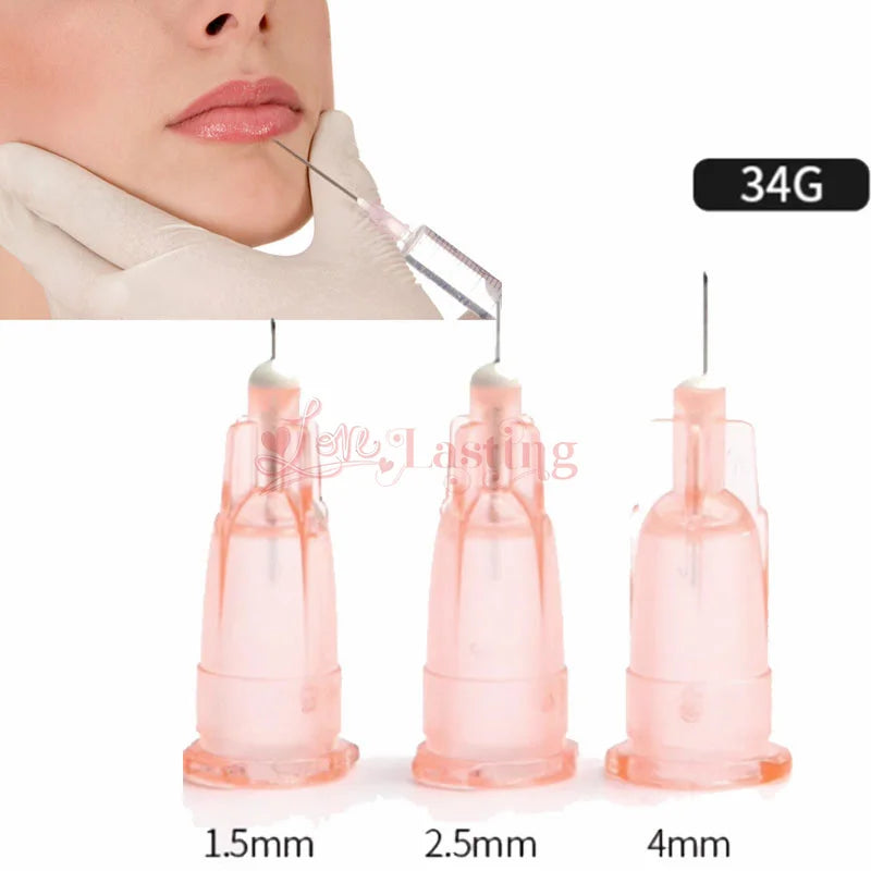 1ml Luer Syringes Kit with 30G–34G Needles (2.5–4mm) – Sharp Precision Injection & Tattoo Tool Set