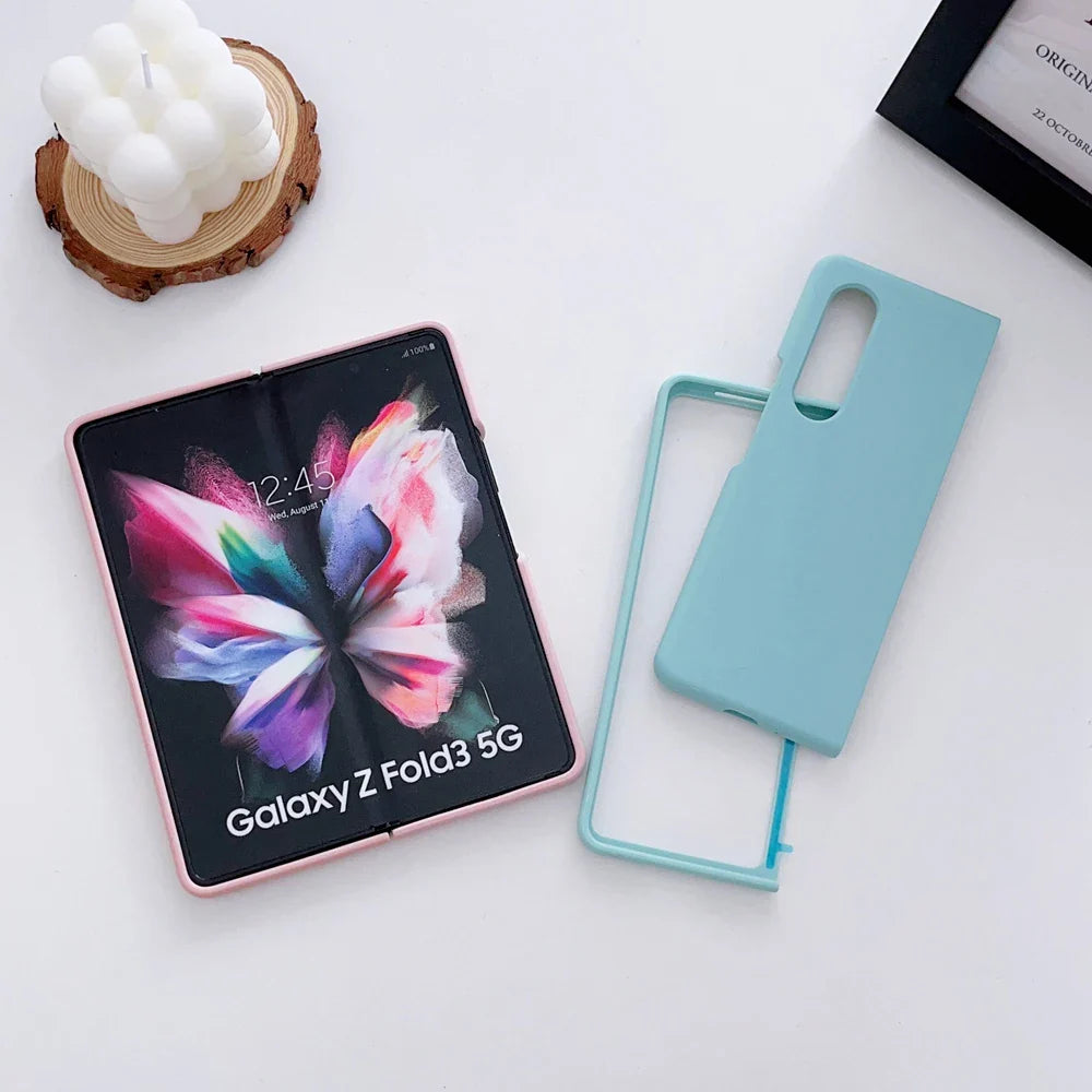 Soft Silicone Shockproof Phone Case for Samsung Galaxy Z Fold 6/5/4/3 – Multi-Color Protective Cover