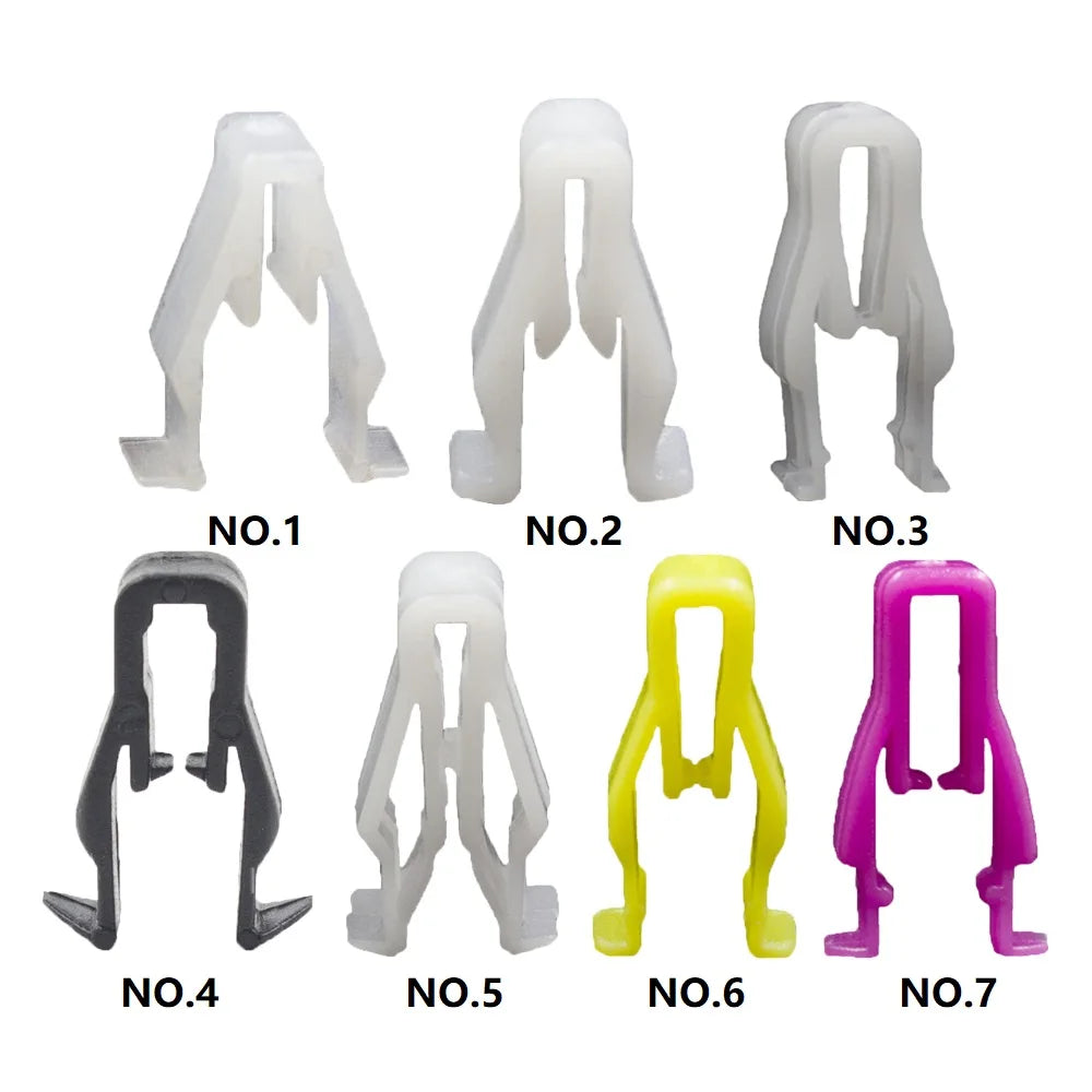 50Pcs Center Console Radio Dash Trim Clips - Bezel & Switch Retainers for Car Audio & Navigation