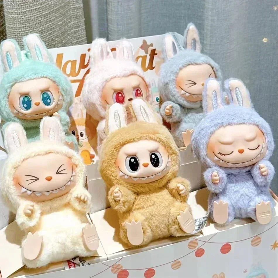 2025 Labubu V3 Generation Plush Toy – THE MONSTERS Vinyl Blind Box Series Heartbeat Macaron 3rd Edition