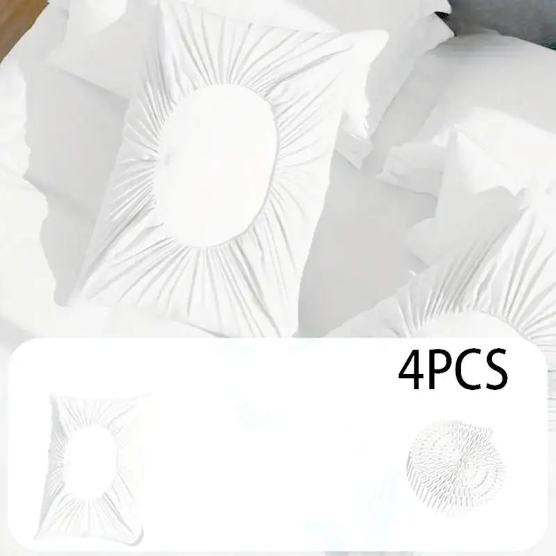 4PCS Disposable Pillowcase Set - Breathable Dirt-Proof Universal Pillow Covers for Hotel, Salon & Travel Use