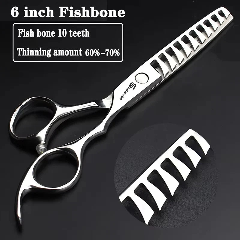 Professional Japanese Hair Cutting & Thinning Scissors – 6''/6.5''/7''/7.5'' Sharp Barber Shears for Salon & Home Use