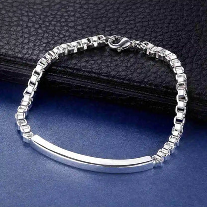 925 Sterling Silver Bead Bracelet – High-Quality Romantic Chain for Women, Fashion Jewelry Gift for Engagement, Party & Wedding