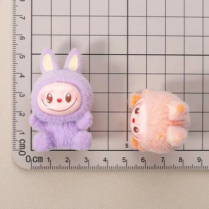 Labubu Macaron Mini Doll Blind Box – Handmade Candy Color Desktop Ornament, Exquisite Mystery Gift