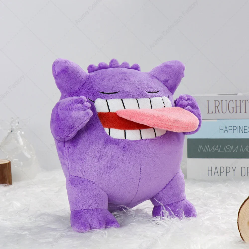 New Gengar Plush Toy – Soft Pokemon Stuffed Animal Doll, Cute Cartoon Christmas Gift