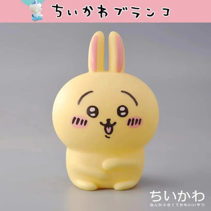 Anime Chikawa Kawaii Desktop Night Light – Hachiware & Usagi Cartoon Vinyl Doll Luminous Toy for Girls’ Gifts