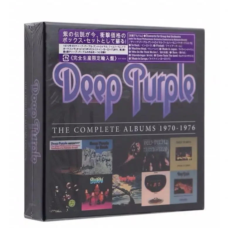 Deep Purple Complete Albums Collection - 10CD Classic Hard Rock Music Box Set 1970–1976