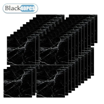 Self-Adhesive Wallpaper Tile Stickers - Waterproof 30x30cm Kitchen & Bathroom Home Decor