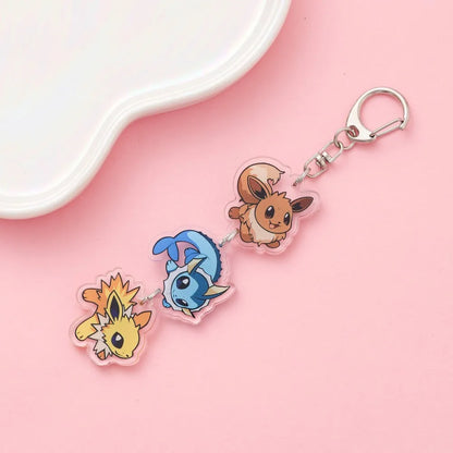 Anime Acrylic Keychain – Cute Cartoon Car Bag Pendant, Creative Gift for Friends & Fans, Fun Keyring Charm