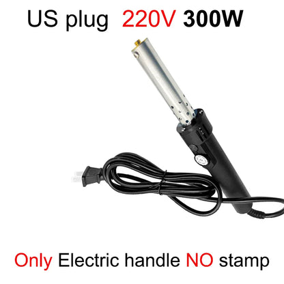 Handheld Copper Hot Stamping Machine – Electric Branding Iron for Wood, Leather & Cake DIY Crafts