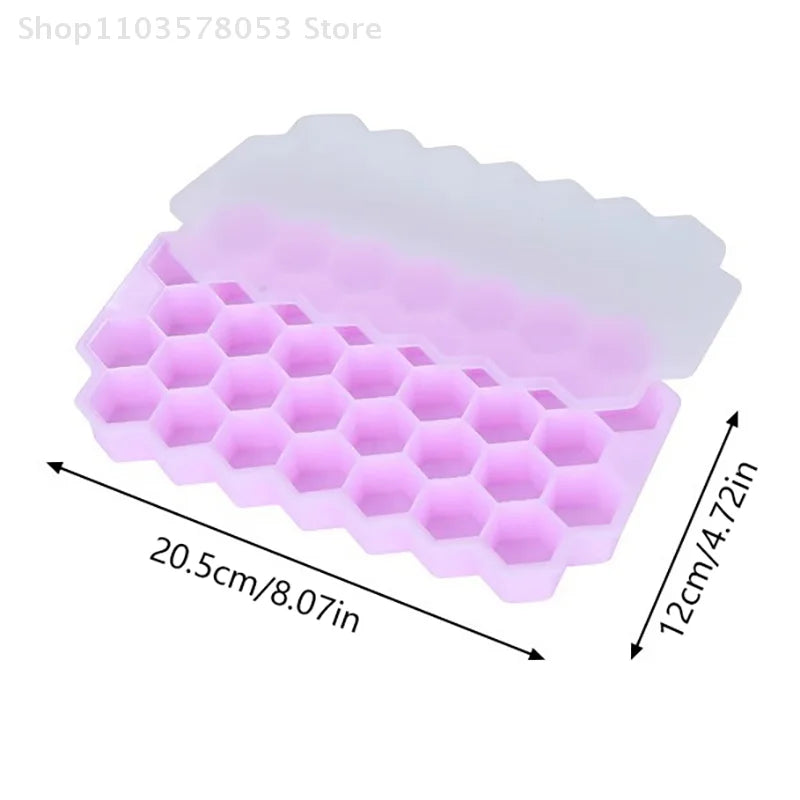 37-Grid Silicone Meatball Mold with Lid — Honeycomb Rice Ball Maker for Fish Balls, Beef Balls, and Kitchen Meat Tools